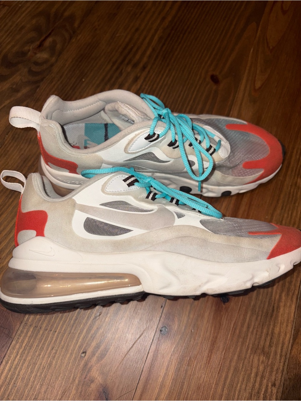 Nike Women’s Sneakers - White, Coral, Teal, Gray